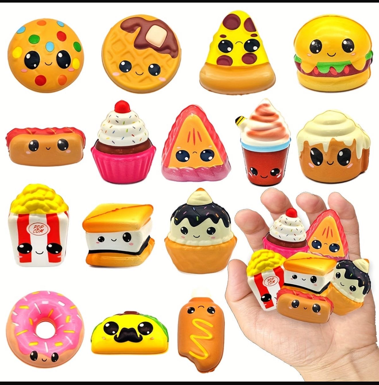ספוג גדול רך מאכלים🍪🍕🍿