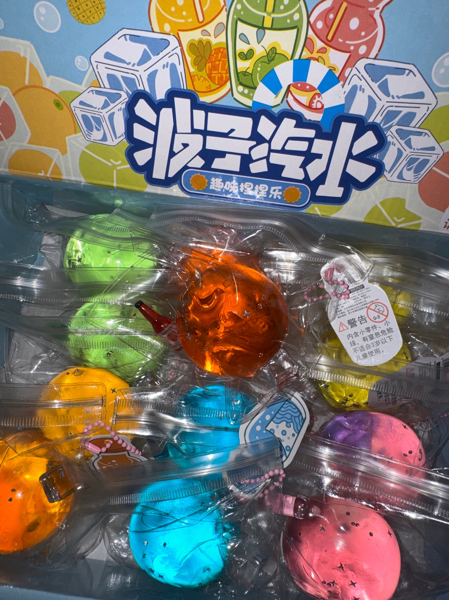 כדור מיץ מרקם קרח רך!!!🥤🍹