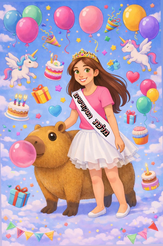 הפעלת יום הולדת🎈 להפוך למלכת הסקווישים ליום אחד🩷