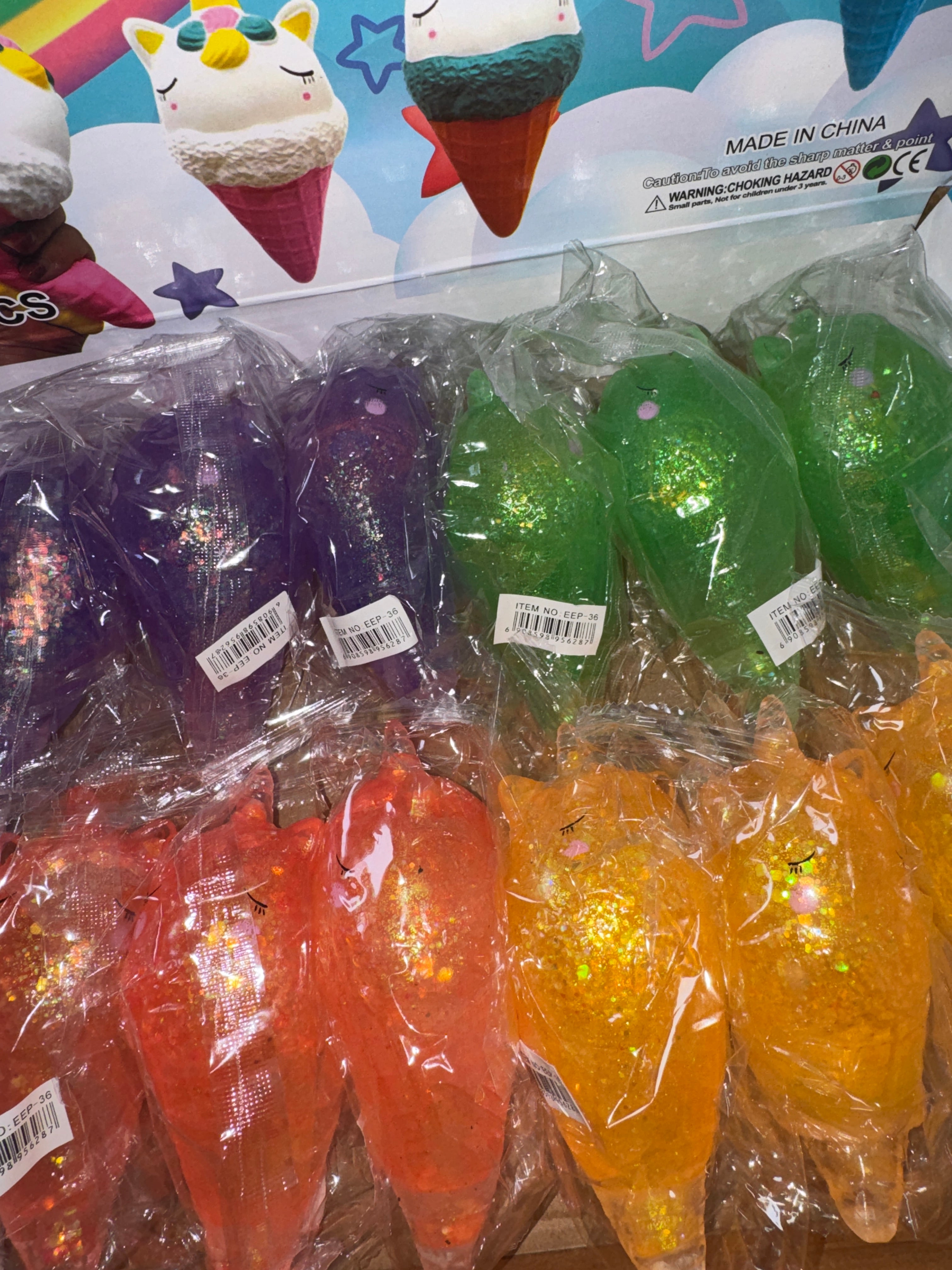 גלידת חד קרן מים ג׳לי🦄🍦