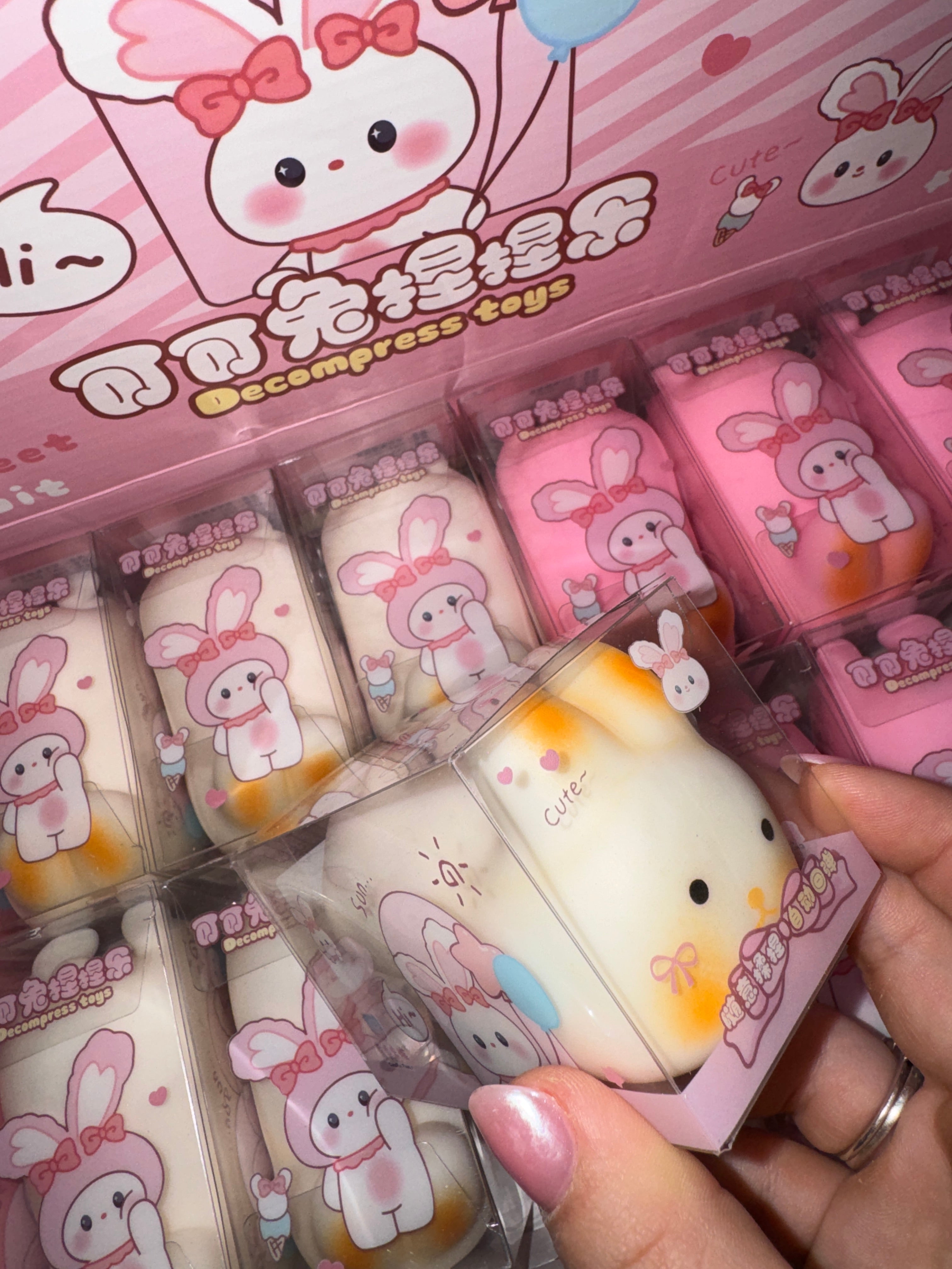 ארנבון נידו לבן/ורוד 🐰